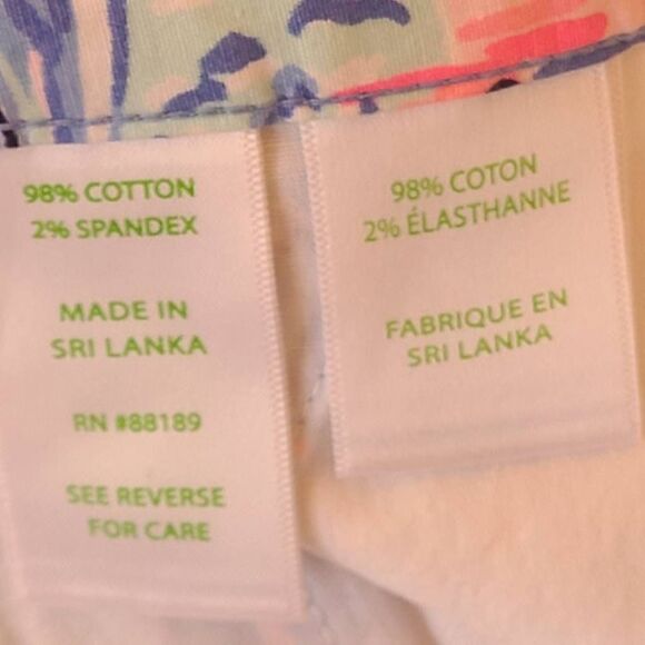 Lilly Pulitzer Womens Pink Blue Sailboat Print Cotton Blend Shorts Size 4 - Picture 6 of 14